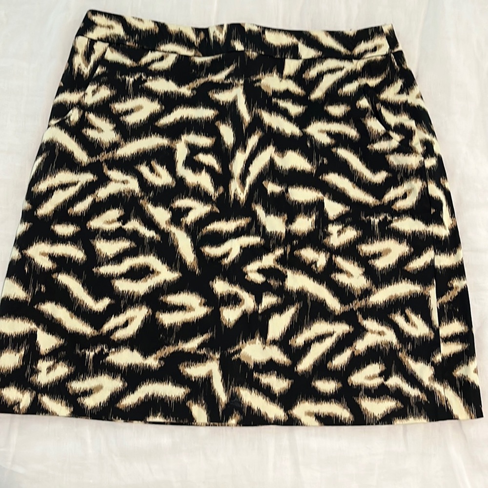Animal print skirt